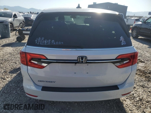 2024 Honda Odyssey EX-L с VIN 5FNRL6H65RB049073, выставлен на аукционе Copart как лот 54200195 с пробегом 8 080 миль миль и Списание • Salvage title. История ставок и продаж доступна на DreamBid. Изображение 6.