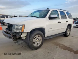 2008 Chevrolet Tahoe LS with VIN 1GNFC13C68R274783, listed as a Copart auction lot 64990145 with 217,373 mi miles and Salvage title. Bid and sale history available at DreamBid. Image 1.