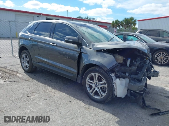 2016 Ford Edge Titanium with VIN 2FMPK3K87GBB22551, listed as a IAAI auction lot 41046840 with 98,349 mi miles. Bid and sale history available at carsss.com. Image 1.