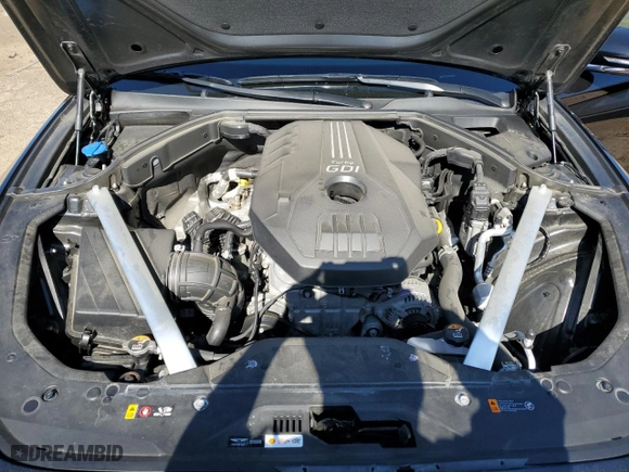 2022 Genesis G70 2.0T with VIN KMTG34TA6NU102387, listed as a Copart auction lot 57135504 with 15,769 mi miles and Salvage Title. Bid and sale history available at carsss.com. Image 13.