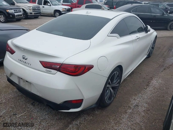 2018 Infiniti Q60 3.0t LUXE with VIN JN1EV7EK8JM340276, listed as a IAAI auction lot 41464169 with 102,866 mi miles. Bid and sale history available at carsss.com. Image 4.