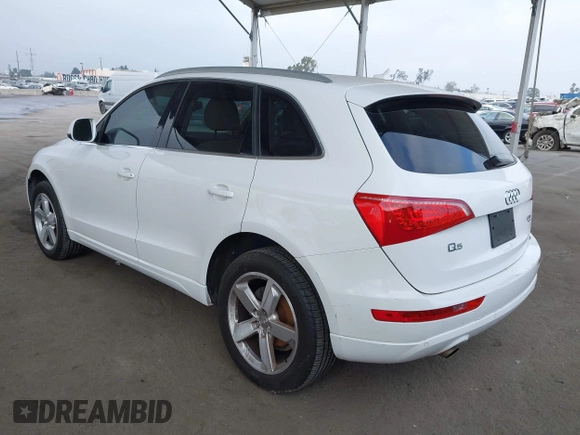 2012 Audi Q5 Premium Plus with VIN WA1LFAFP6CA019313, listed as a IAAI auction lot 42344103 with 95,091 mi miles and . Bid and sale history available at DreamBid. Image 3.