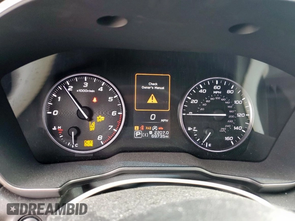 2020 Subaru Legacy Special Sports with VIN 4S3BWAG68L3017493, listed as a Copart auction lot 60677365 with 69,735 mi miles and Salvage title. Bid and sale history available at DreamBid. Image 9.