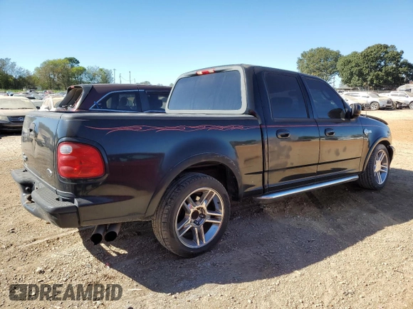 2002 Ford F-150 Harley Davidson with VIN 1FTRW07332KD46296, listed as a Copart auction lot 76333404 with 160,616 mi miles and Salvage Title. Bid and sale history available at carsss.com. Image 3.