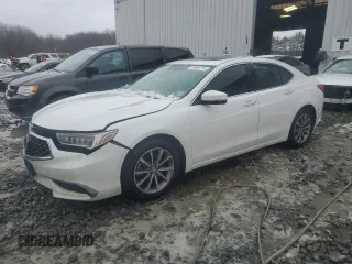 2020 Acura TLX with VIN 19UUB1F30LA015228, listed as a Copart auction lot 45004755 with 54,552 mi miles and Salvage Title. Bid and sale history available at carsss.com. Image 1.