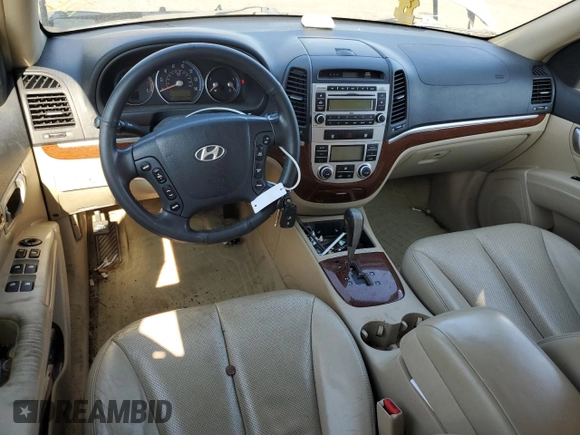 2007 Hyundai Santa Fe SE with VIN 5NMSH13E87H011742, listed as a Copart auction lot 57770685 with 140,047 mi miles and Salvage title. Bid and sale history available at DreamBid. Image 8.