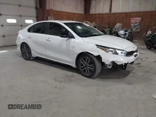 2023 Kia Forte GT-Line with VIN 3KPF54AD6PE522217, listed as a IAAI auction lot 41812618 with 76,188 mi miles. Bid and sale history available at carsss.com. Image 1.