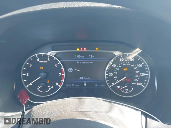 2020 Nissan Altima S with VIN 1N4BL4BVXLN317183, listed as a IAAI auction lot 41127455 with 125,335 mi miles and . Bid and sale history available at DreamBid. Image 7.