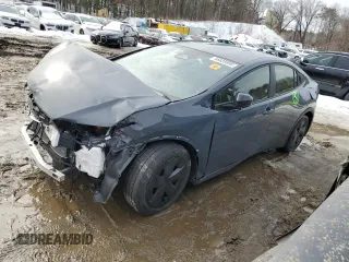 2024 Toyota Prius LE with VIN JTDACAAU5R3023238, listed as a Copart auction lot 46828995 with 0 mi miles and Non Repairable. Bid and sale history available at carsss.com. Image 1.