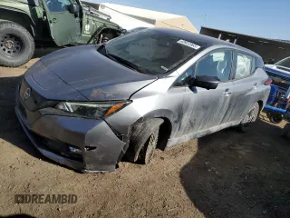 2024 Nissan LEAF SV PLUS with VIN 1N4CZ1CV0RC553281, listed as a Copart auction lot 43922965 with 13,010 mi miles and Salvage Title. Bid and sale history available at carsss.com. Image 1.