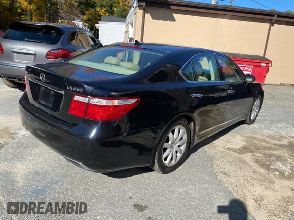 2007 Lexus LS 460 with VIN JTHBL46F875038347, listed as a Copart auction lot 63751365 with 259,466 mi miles and Clean title. Bid and sale history available at DreamBid. Image 4.