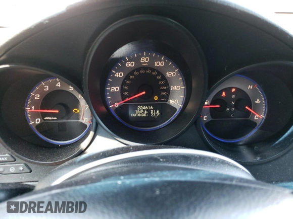 2007 Acura TL with VIN 19UUA66267A015473, listed as a Copart auction lot 63540644 with 224,616 mi miles and Salvage Title. Bid and sale history available at carsss.com. Image 9.