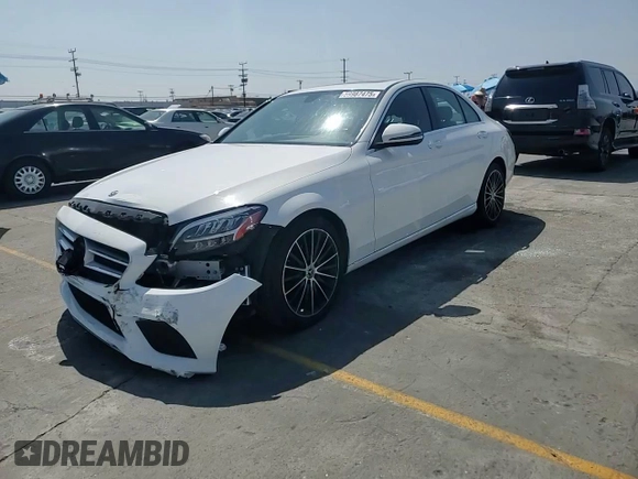 2019 Mercedes-Benz C 300 with VIN 55SWF8DB6KU296308, listed as a Copart auction lot 59987475 with 52,187 mi miles and Salvage title. Bid and sale history available at DreamBid. Image 13.