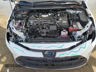 2022 Toyota Corolla Hybrid LE with VIN JTDEAMDE4NJ042155, listed as a Copart auction lot 53845215 with 28,254 mi miles and Salvage Title. Bid and sale history available at carsss.com. Image 13.