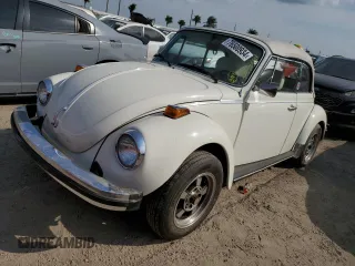 1979 Volkswagen Beetle with VIN 1592042384, listed as a Copart auction lot 76500934 with 37,218 mi miles and Salvage Title. Bid and sale history available at DreamBid. Image 1.