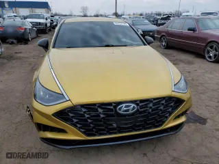 2020 Hyundai Sonata SEL Plus with VIN 5NPEJ4J23LH010507, listed as a Copart auction lot 44757735 with 58,687 mi miles and Salvage Title. Bid and sale history available at carsss.com. Image 5.