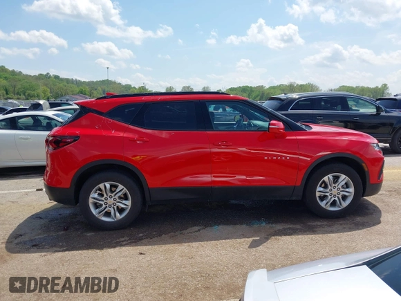 2022 Chevrolet Blazer LT with VIN 3GNKBHR4XNS176035, listed as a IAAI auction lot 42053596 with 17,442 mi miles and . Bid and sale history available at DreamBid. Image 13.