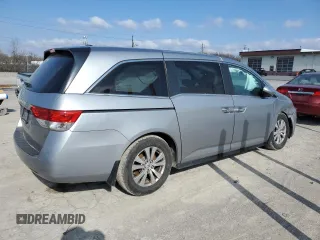 2016 Honda Odyssey EX-L with VIN 5FNRL5H67GB026899, listed as a Copart auction lot 51612295 with 74,010 mi miles and Salvage Title. Bid and sale history available at DreamBid. Image 3.