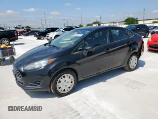 2015 Ford Fiesta S with VIN 3FADP4AJ6FM107674, listed as a Copart auction lot 58808575 with 98,878 mi miles and Salvage title. Bid and sale history available at DreamBid. Image 1.