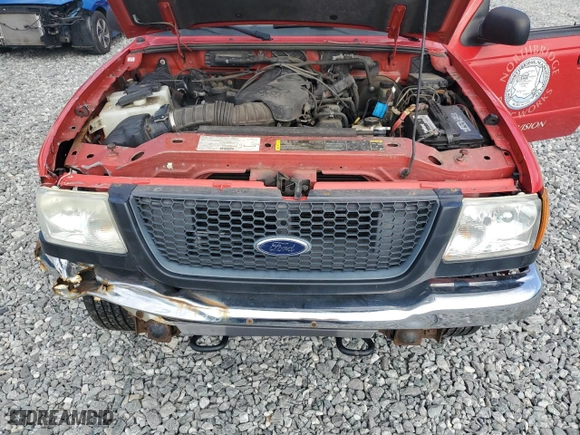 2003 Ford Ranger XL Fleet with VIN 1FTZR45EX3TA18064, listed as a Copart auction lot 53893595 with 94,168 mi miles and Clean Title. Bid and sale history available at carsss.com. Image 11.