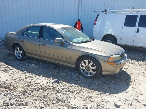 2002 Lincoln LS w/Base Pkg with VIN 1LNHM87A42Y701063, listed as a IAAI auction lot 41843322 with NaN miles. Bid and sale history available at carsss.com. Image 1.