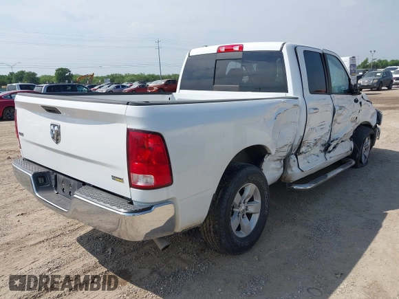 2018 Ram 1500 SLT with VIN 1C6RR6GG2JS303782, listed as a IAAI auction lot 42272262 with 116,720 mi miles and . Bid and sale history available at DreamBid. Image 4.