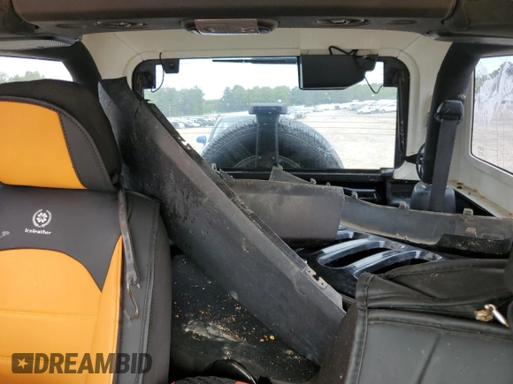 2016 Jeep Wrangler Sport with VIN 1C4AJWAG7GL297681, listed as a Copart auction lot 55926715 with 129,710 mi miles and Salvage title. Bid and sale history available at DreamBid. Image 10.