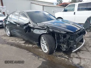 2023 Infiniti Q50 Luxe with VIN JN1EV7BP7PM511298, listed as a IAAI auction lot 41702893 with 29,908 mi miles and . Bid and sale history available at DreamBid. Image 1.
