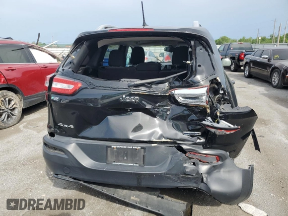 2018 Jeep Cherokee Latitude Tech Connect with VIN 1C4PJMCB5JD520365, listed as a Copart auction lot 53611414 with 110,229 mi miles and Salvage title. Bid and sale history available at DreamBid. Image 6.