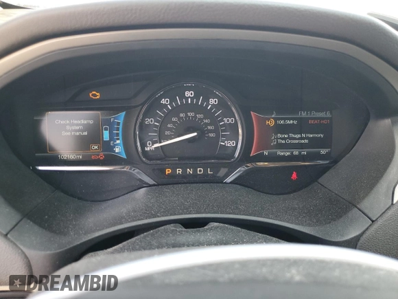 2018 Lincoln MKZ Hybrid Reserve with VIN 3LN6L5MU2JR605419, listed as a Copart auction lot 47407515 with 102,160 mi miles and Salvage title. Bid and sale history available at DreamBid. Image 9.
