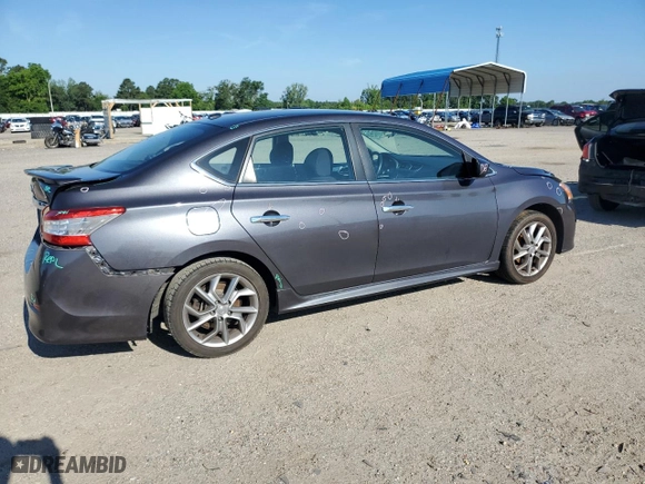 2014 Nissan Sentra SV with VIN 3N1AB7AP7EL633496, listed as a Copart auction lot 55571494 with 105,519 mi miles and Salvage Title. Bid and sale history available at carsss.com. Image 3.
