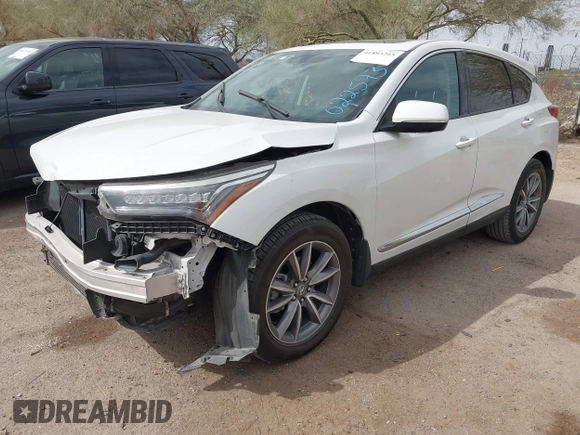 2021 Acura RDX w/Technology Package with VIN 5J8TC1H51ML022573, listed as a IAAI auction lot 41893265 with 56,516 mi miles. Bid and sale history available at carsss.com. Image 18.