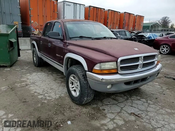 2001 Dodge Dakota Sport with VIN 1B7HG2AN11S320731, listed as a Copart auction lot 86474754 with 164,632 mi miles and Salvage Title. Bid and sale history available at carsss.com. Image 10.