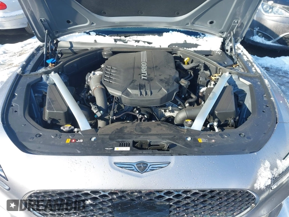 2024 Genesis G70 3.3T Sport Advanced with VIN KMTG54SE7RU136939, listed as a IAAI auction lot 41293218 with 8,160 mi miles. Bid and sale history available at carsss.com. Image 10.