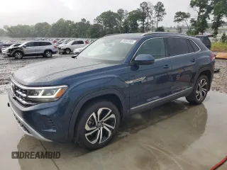 2020 Volkswagen Atlas SEL Premium z VIN 1V2NE2CA1LC215797, wystawiony jako Copart lot #56563305 z przebiegiem 67 365 mil mil oraz Szkoda całkowita • Salvage title. Historia ofert i sprzedaży dostępna na DreamBid. Obrazek 1.