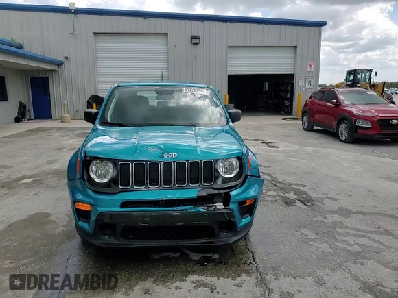 2020 Jeep Renegade Sport with VIN ZACNJAAB3LPL24841, listed as a Copart auction lot 51228995 with 66,967 mi miles and Salvage title. Bid and sale history available at DreamBid. Image 14.