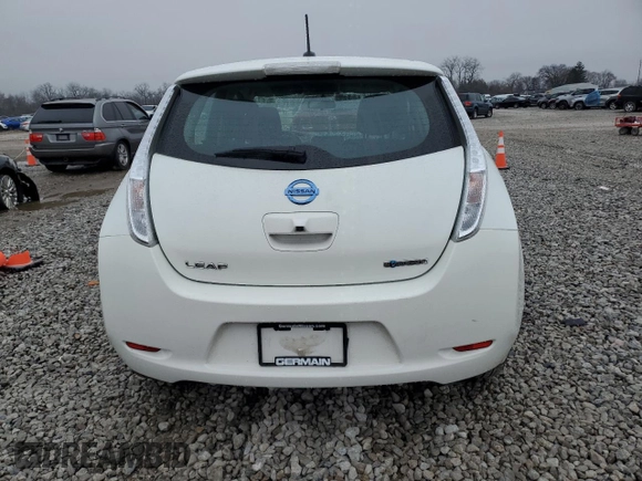 2017 Nissan LEAF SL with VIN 1N4BZ0CP5HC308644, listed as a Copart auction lot 83666314 with 35,859 mi miles and Salvage Title. Bid and sale history available at carsss.com. Image 6.