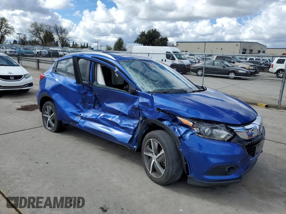 2021 Honda HR-V EX with VIN 3CZRU6H56MM750353, listed as a Copart auction lot 49117395 with Not Provided miles and Clean Title. Bid and sale history available at DreamBid. Image 4.