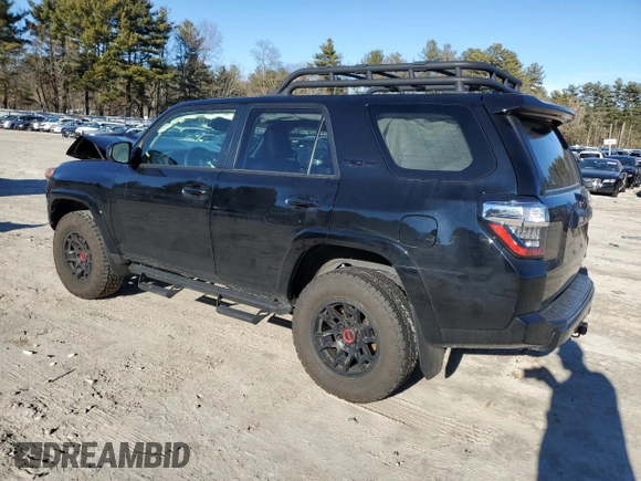 2022 Toyota 4Runner TRD Pro with VIN JTELU5JR2N6059918, listed as a Copart auction lot 47990485 with 75,149 mi miles and Salvage title. Bid and sale history available at DreamBid. Image 2.