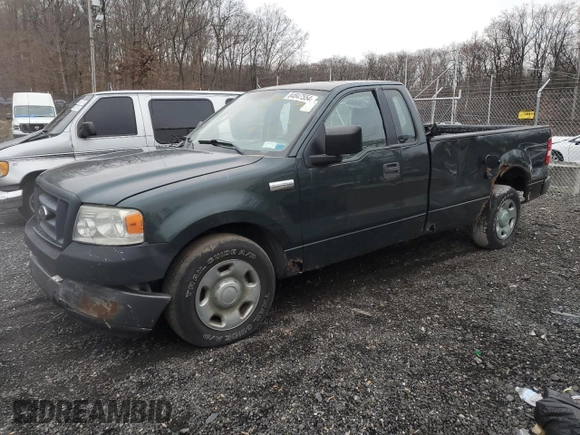 2005 Ford F-150 XL z VIN 1FTVF12575NB23159, wystawiony jako Copart lot #84847554 z przebiegiem Nie podano mil oraz Szkoda całkowita • Salvage title. Historia ofert i sprzedaży dostępna na DreamBid. Obrazek 1.