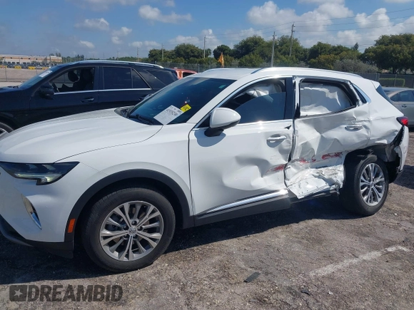 2022 Buick Envision Preferred with VIN LRBAZLR44ND137510, listed as a IAAI auction lot 41935230 with 34,707 mi miles. Bid and sale history available at carsss.com. Image 6.