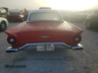 1957 Ford Thunderbird with VIN D7FH286272, listed as a Copart auction lot 77243694 with 19,878 mi miles and Salvage Title. Bid and sale history available at DreamBid. Image 6.
