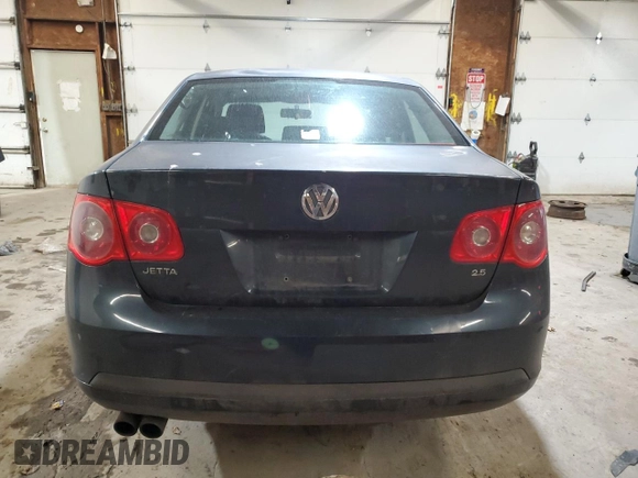 2006 Volkswagen Jetta Value Edition with VIN 3VWPF71K86M701474, listed as a Copart auction lot 53241755 with 158,931 mi miles and Salvage title. Bid and sale history available at DreamBid. Image 6.