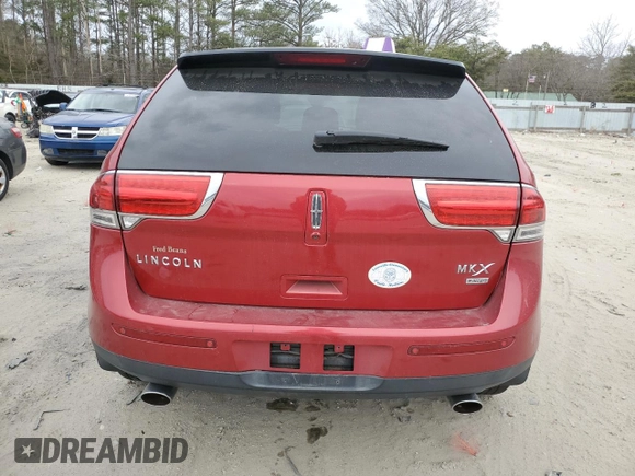 2011 Lincoln MKX with VIN 2LMDJ8JK9BBJ28204, listed as a Copart auction lot 47847875 with Not Provided miles and Salvage Title. Bid and sale history available at DreamBid. Image 6.