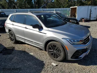 2022 Volkswagen Tiguan SE R-Line Black with VIN 3VVCB7AX3NM092416, listed as a Copart auction lot 87620455 with 47,199 mi miles and Non Repairable. Bid and sale history available at carsss.com. Image 4.