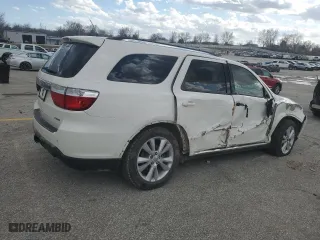 2012 Dodge Durango Crew with VIN 1C4SDJDTXCC217582, listed as a Copart auction lot 48042695 with 176,202 mi miles and Salvage Title. Bid and sale history available at carsss.com. Image 3.