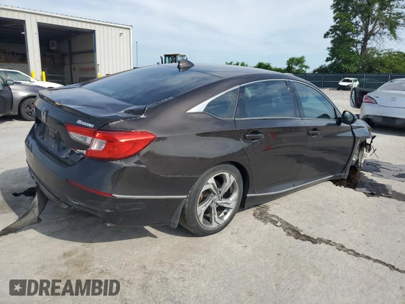 2018 Honda Accord EX with VIN 1HGCV1F48JA102920, listed as a Copart auction lot 61797325 with 59,042 mi miles and Salvage title. Bid and sale history available at DreamBid. Image 3.