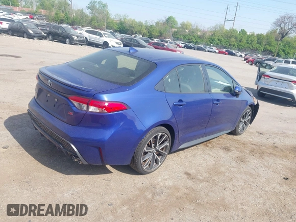 2020 Toyota Corolla SE with VIN JTDS4RCE0LJ017288, listed as a IAAI auction lot 42096008 with 23,129 mi miles and . Bid and sale history available at DreamBid. Image 4.
