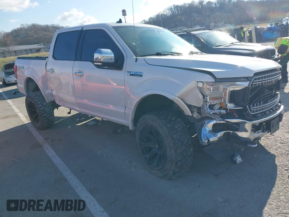 2019 Ford F-150 XL with VIN 1FTEW1EP0KFB38296, listed as a IAAI auction lot 41078929 with 72,251 mi miles. Bid and sale history available at carsss.com. Image 1.