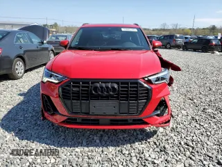 2022 Audi Q3 S line Premium Plus with VIN WA1EECF30N1031576, listed as a Copart auction lot 53605145 with 30,871 mi miles and Salvage title. Bid and sale history available at DreamBid. Image 5.